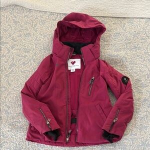 Kids Maroon Jacket with Hood